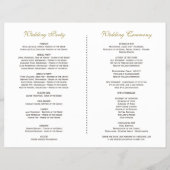 秋リース感謝祭結婚式 プログラム チラシ (裏面)