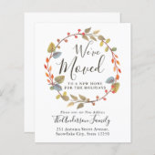 秋リース我々移動ホリデームービングアナウンス (正面/裏面)