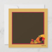 秋リース招待状 招待状 (裏面)