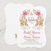 秋リース招待状 招待状 (正面/裏面)