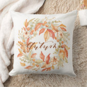 秋リース20 x 20装飾用クッション クッション (ブランケット)