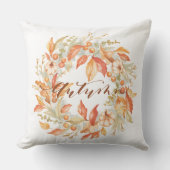 秋リース20 x 20装飾用クッション クッション (正面)