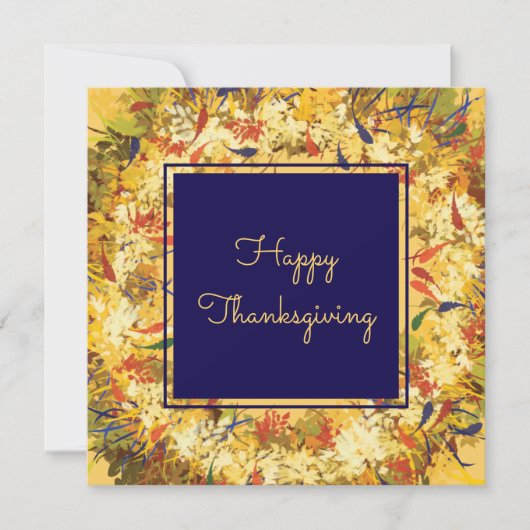 秋リース シーズンカード (正面)