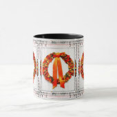 秋リース マグカップ (中央)