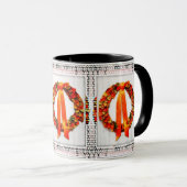 秋リース マグカップ (正面右)