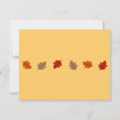 秋リーフの起動 招待状 (裏面)