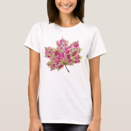 秋リーフアート – ボホウォーター色インパープル Tシャツ