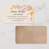 秋リーフィカウンセリング省名刺 名刺 (正面/裏面)