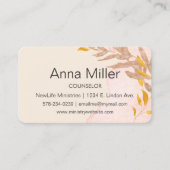 秋リーフィカウンセリング省2名刺一覧 名刺 (正面)