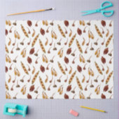 秋リーフシリーズデザイン2 薄葉紙 (クラフト)