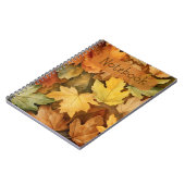 秋リーフノートブック ノートブック (左側)