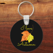 秋リーフ秋9月 キーホルダー (正面)