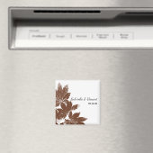 秋リーフ結婚スタンプ マグネット (インサイチュ (食洗機))