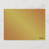 秋リ結婚ジェンシー表番号 ポストカード (裏面)