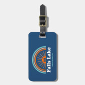 秋レイクノースカロライナレインボー ラゲッジタグ (正面縦)