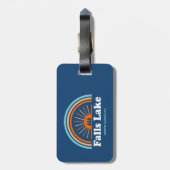 秋レイクノースカロライナレインボー ラゲッジタグ (裏面縦)