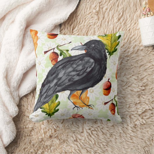 秋レイベン クッション (ブランケット)