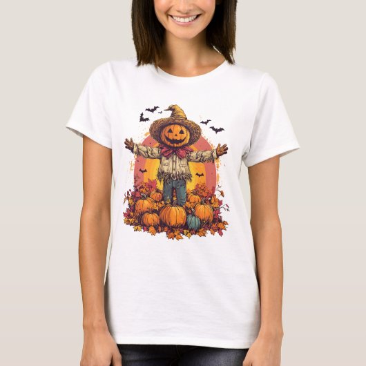 秋レインボー Tシャツ (正面)