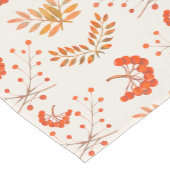 秋レッドベリー&離れボタニカルアイボリー ショートテーブルランナー (コーナー)