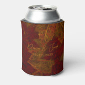 秋レッド金ゴールド素朴メエレガントエデ葉ルズ 缶クーラー (缶裏面)