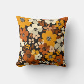 秋レトロフローラ クッション (正面)