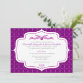 秋レトロ結婚式招待状 招待状 (スタンド正面)