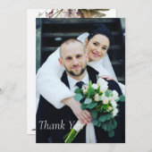 秋ロマンスアーチフローラ結婚ズ サンキューカード (正面/裏面)