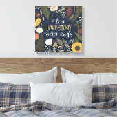 秋ロマンスV | A True Love Story Never Ends キャンバスプリント (インサイチュ (寝室))