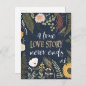 秋ロマンスV | A True Love Story Never Ends ポストカード (正面/裏面)
