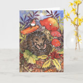 秋ロール カード (黄色い花)