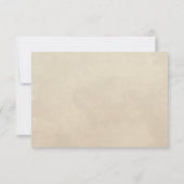 秋ワイルドフラワーエレガントな結婚式 出欠カード (裏面)