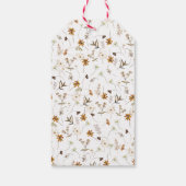 秋ワイルドフラワーエレガントブライダルシャワー ギフトタグ (裏面)