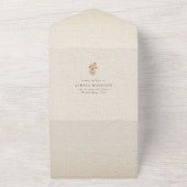 秋ワイルドフラワーガーデンボタニッ結婚クス オールインワン招待状 (外側)