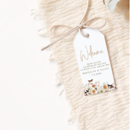 秋ワイルドフラワーズ結婚ホテルウェルカム ギフトタグ