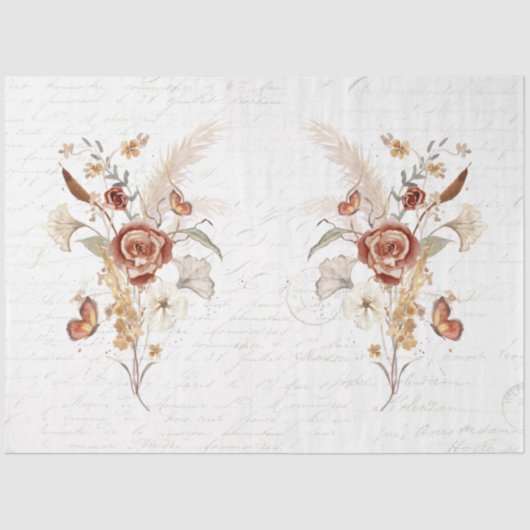 秋ワイルドフラワーパンパスグラスエフエメラデクページ 薄葉紙 (正面)