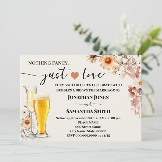 秋ワイルドフラワーファンシーは単なる愛の駆け落ち 招待状 (スタンド正面)