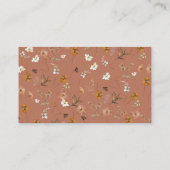 秋ワイルドフラワーブライダルシャワーレシピ要求 エンクロージャーカード (裏面)