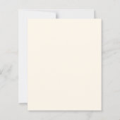 秋ワイルドフラワーブルゴーニュ結婚式招待状 (裏面)