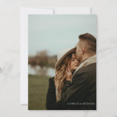 秋ワイルドフラワーボホ結婚ズ 招待状 (裏面)