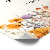 秋ワイルドフラワー花嫁とお茶結婚しよう ポスター (角)