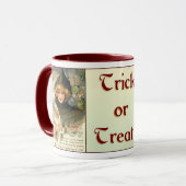 秋ヴィンテージのハロウィンのマグ-1 マグカップ (正面左)
