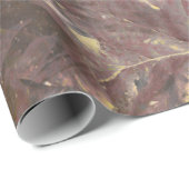 秋ヴィンテージひまわり茶色カエデ葉メ ラッピングペーパー (ロールコーナー)