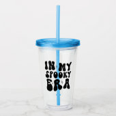 秋ヴィンテージインマイエラ不気味ーレトロハロウィーン アクリルタンブラー (正面)