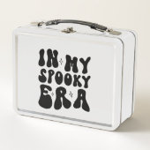 秋ヴィンテージインマイエラ不気味ーレトロハロウィーン メタルランチボックス (正面)