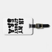 秋ヴィンテージインマイエラ不気味ーレトロハロウィーン ラゲッジタグ (正面横)