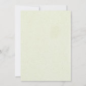 秋ヴィンテージトラックパンプキンウェディングシャワー招待状 (裏面)