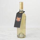 秋ヴィンテージパンプキンオータムサンクスギビング ボトルネックタグ (アングル)