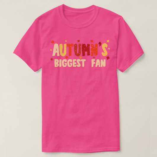 秋一番のファン Tシャツ (デザイン正面)