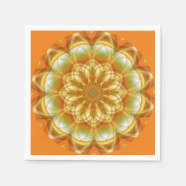 秋万華鏡のように千変万化するパターンクラシック スタンダードカクテルナプキン