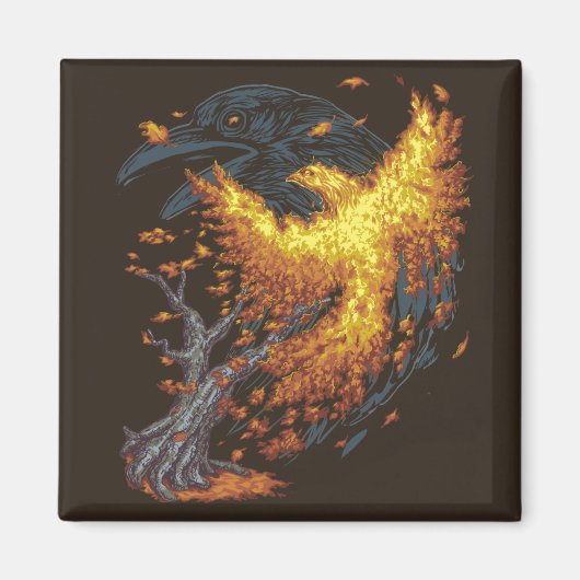 秋上昇 マグネット (正面)